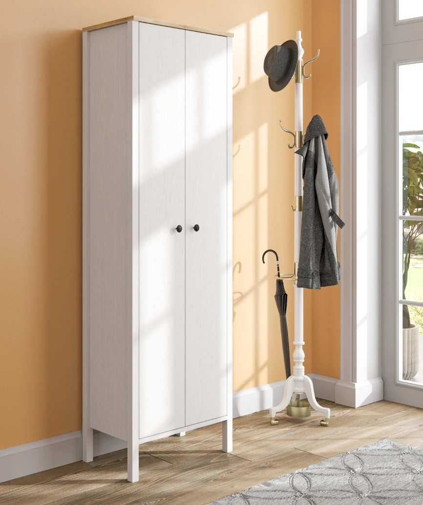 Hunerica Melina Ayakkabılık-Wood Beyaz-Minifiks Bağlantılı - Görsel 3