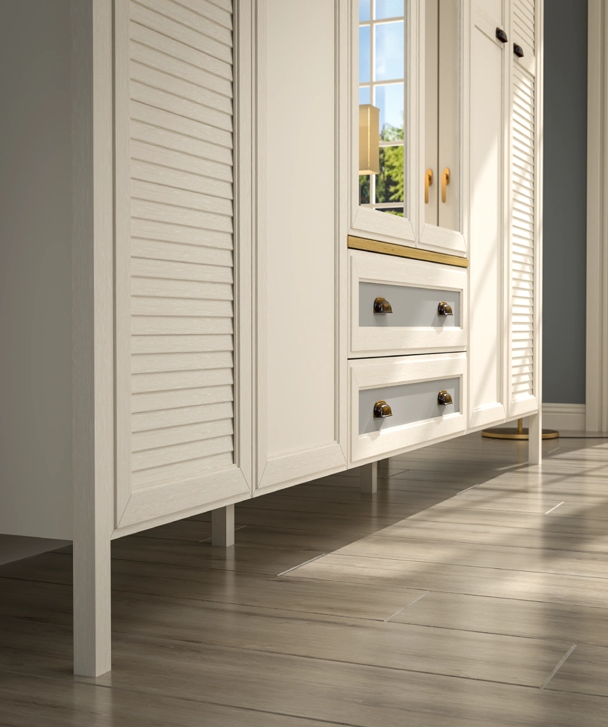 Hunerica Elira Premium 6 kapılı Gardırop - Minifiks bağlantılı - aytaşı / legnano - Görsel 4