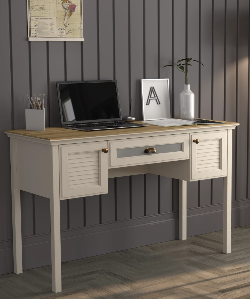 Hunerica Selina Premium 2 Panjur Kapaklı çekmeceli Çalışma Masası- Minifiks - aytaşı/legnano
